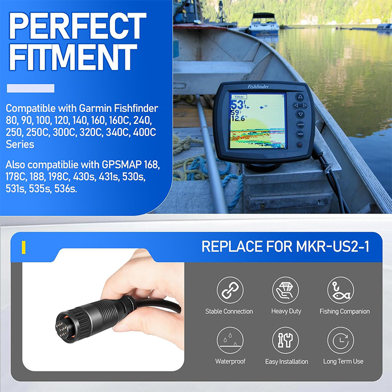 MKR-US2-1 Adaptor Cable Univer - Fish Finder Cable 评论和价格