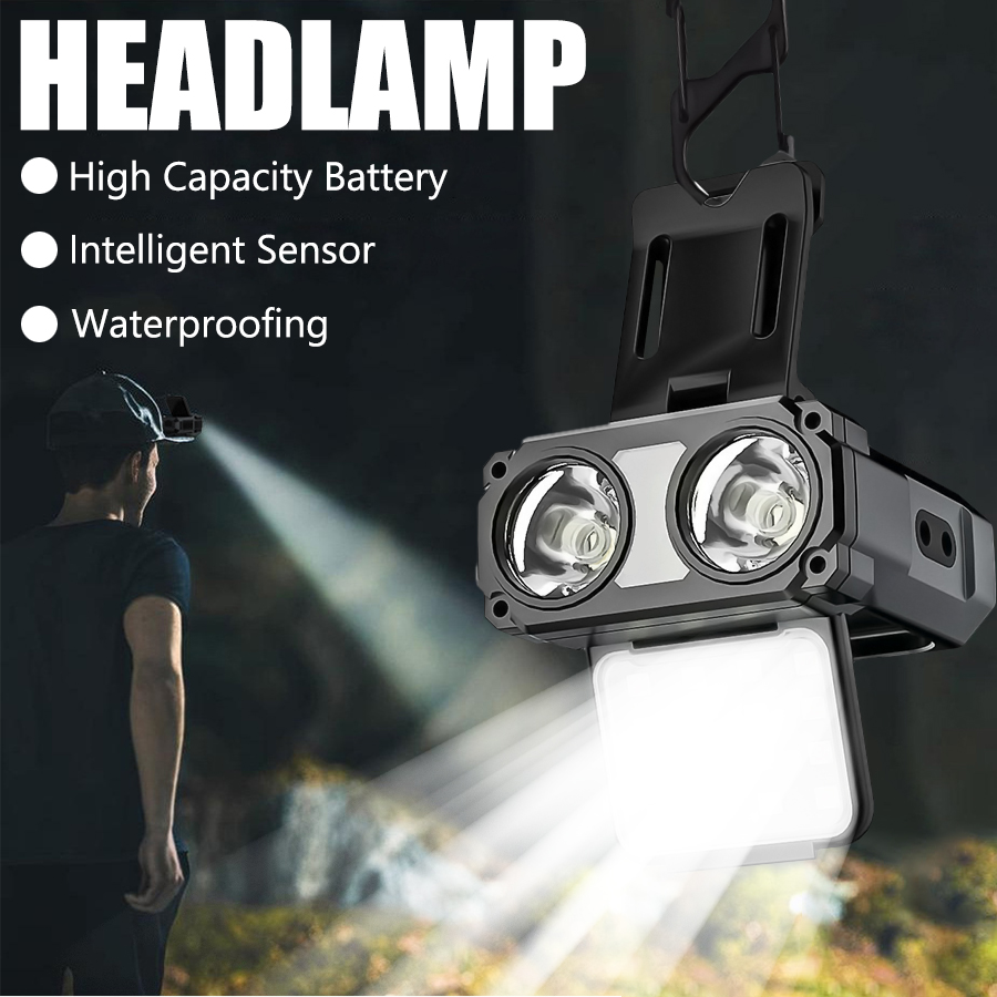 Sensor COB LED Headlamp Cap Cl - Fishing Light 评论和价格