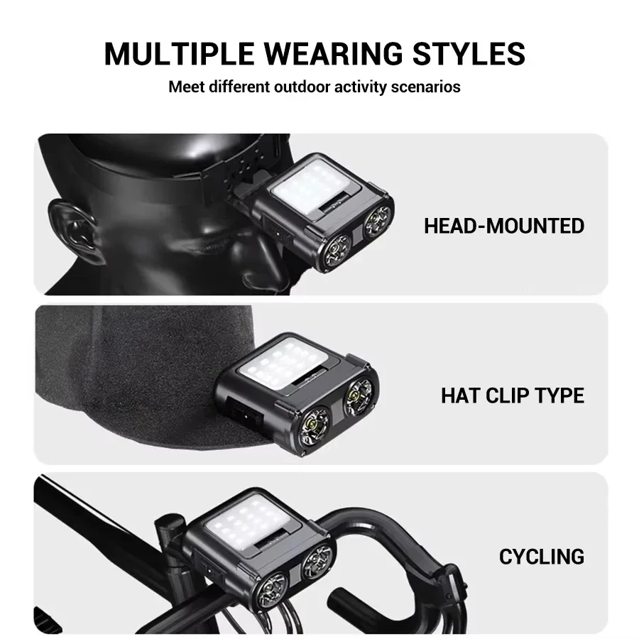 Sensor COB LED Headlamp Cap Cl - Fishing Light 评论和价格
