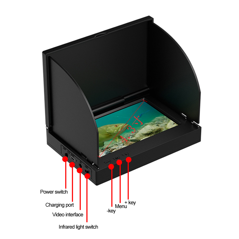 4.3 Inch HD Screen Fish Finder - Fishing Depth Finder 评论和价格