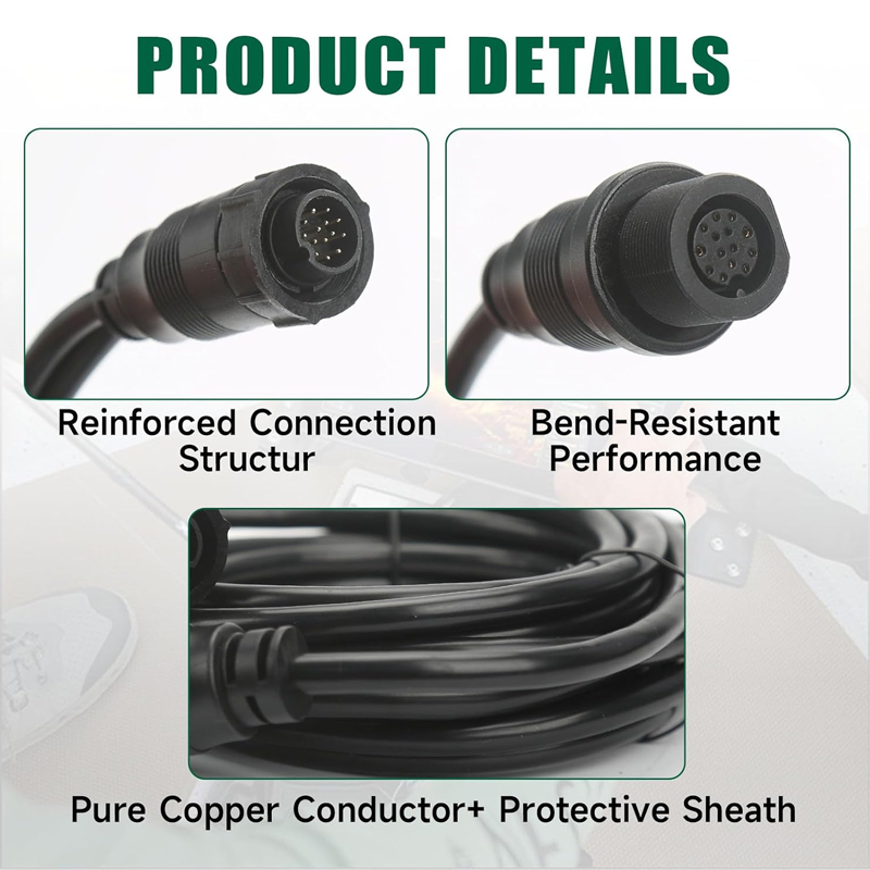 Fish Finders Adapter Cable 14  - Fish Finder Cable 评论和价格